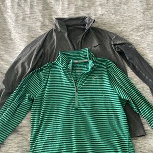 (2) Nike Dri Fit Long Sleeve